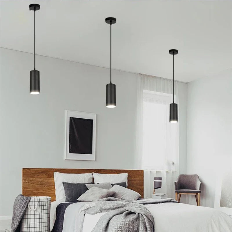 Lámpara Colgante Nórdica de Hierro para Dormitorio y Comedor