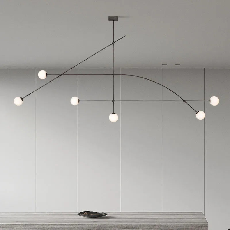 Minimalist Iron Pendant Light for Dining Room