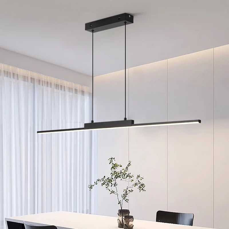 Nordic Minimalist Iron Pendant Light for Dining Room