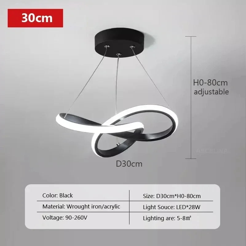 Nordic LED Pendant Light - Modern Hanging Lamp