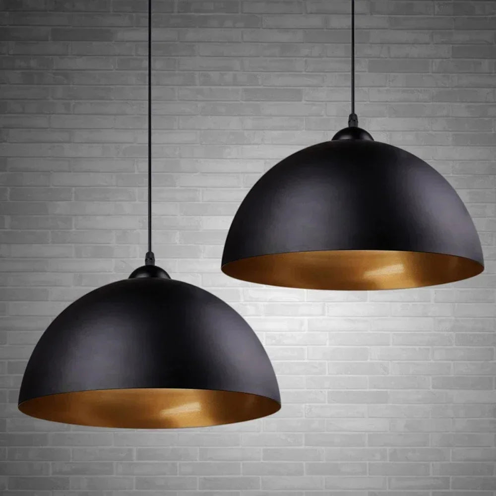 Industrial Iron Pendant Light for Kitchen Island