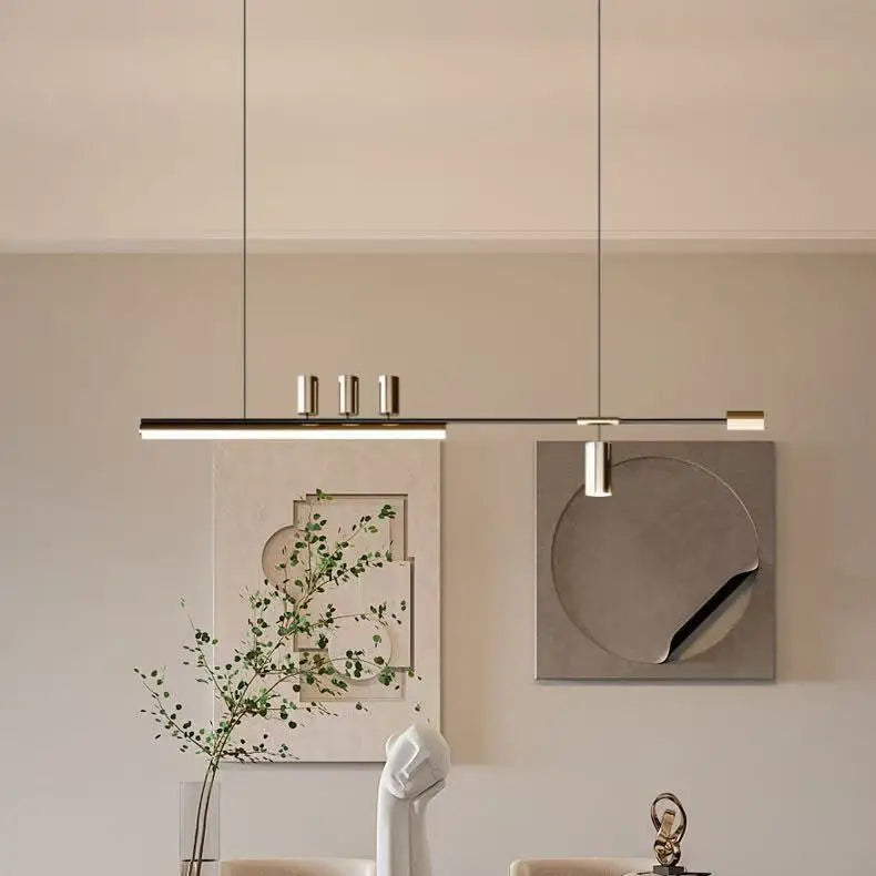 Lámpara colgante de hierro minimalista para comedor