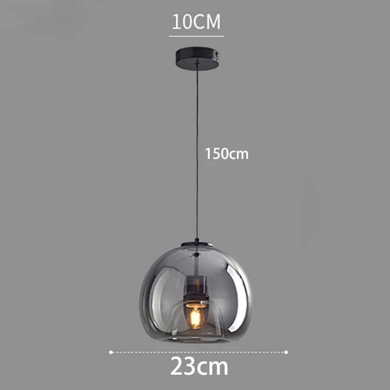 Lámpara Colgante Moderna de Cristal para Comedor