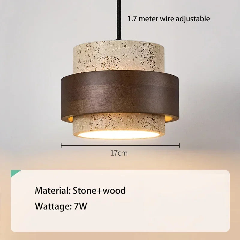 Nordic Concrete Iron Pendant Light for Bedroom