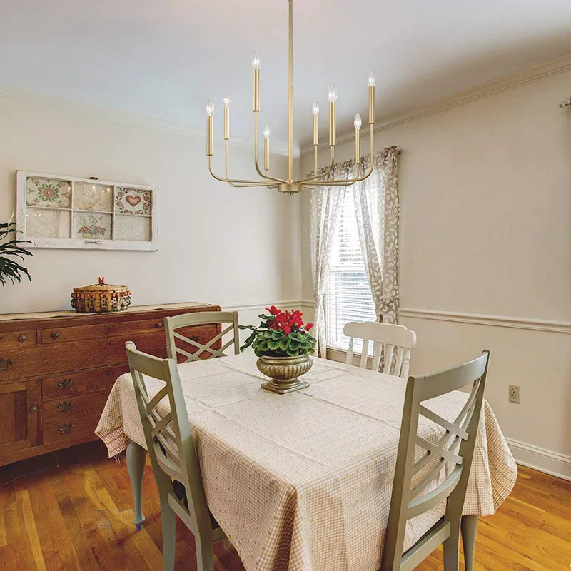 Modern Iron Branch Chandelier LED Pendant Lamp
