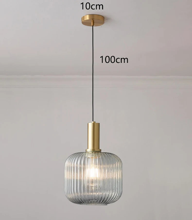 Nordic Glass Pendant Light for Dining Room