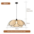 Nordic Fabric Pendant Light with 3 Color Temperature
