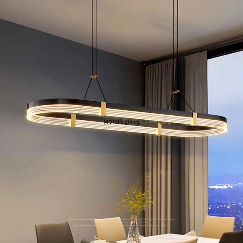 Nordic LED Pendant Light - Minimalist Dining Room Hanging Lamp