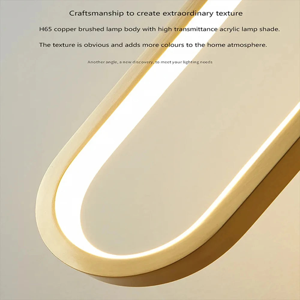 Nordic Aluminum Pendant Light for Kitchen Island