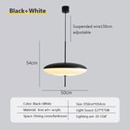 Lámpara colgante de cristal minimalista para comedor