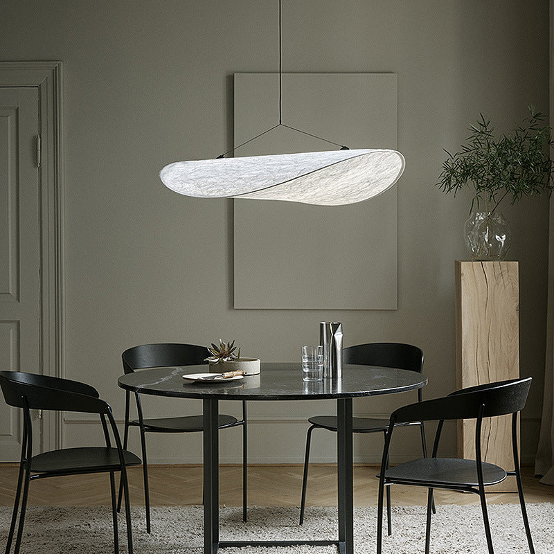 Candelabro sencillo de seda para restaurante con luz de dormitorio