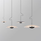 Lámpara Colgante Nórdica OVNI - Diseño Madera/Negro