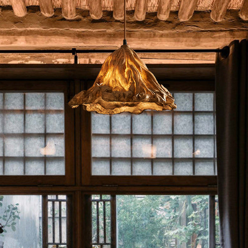 Modern Gold Lotus Leaf Pendant Light