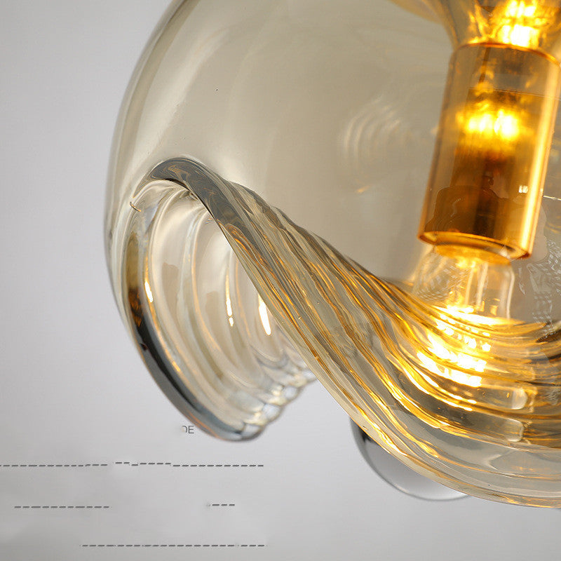 Modern Glass LED Pendant Chandelier