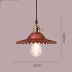 Nordic Glass Pendant Chandelier Copper Fixture