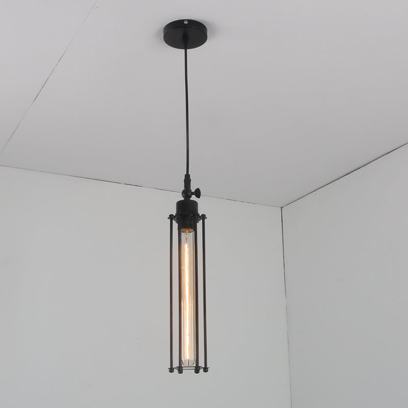 Crystal Flute Iron Pendant Droplight