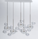 Nordic Glass Bubble Pendant Chandelier LED