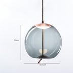 Lámpara de araña colgante de cristal moderno con luz LED