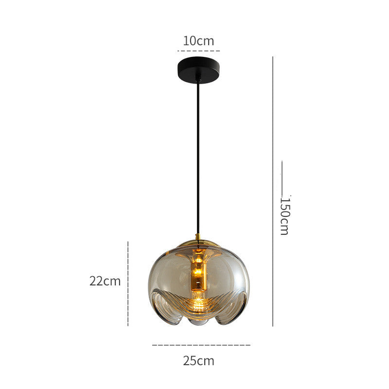 Modern Glass LED Pendant Chandelier