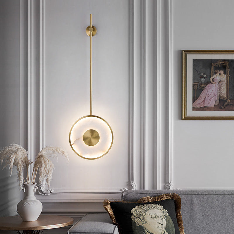 Nordic Wall Sconce with Adjustable Color Light