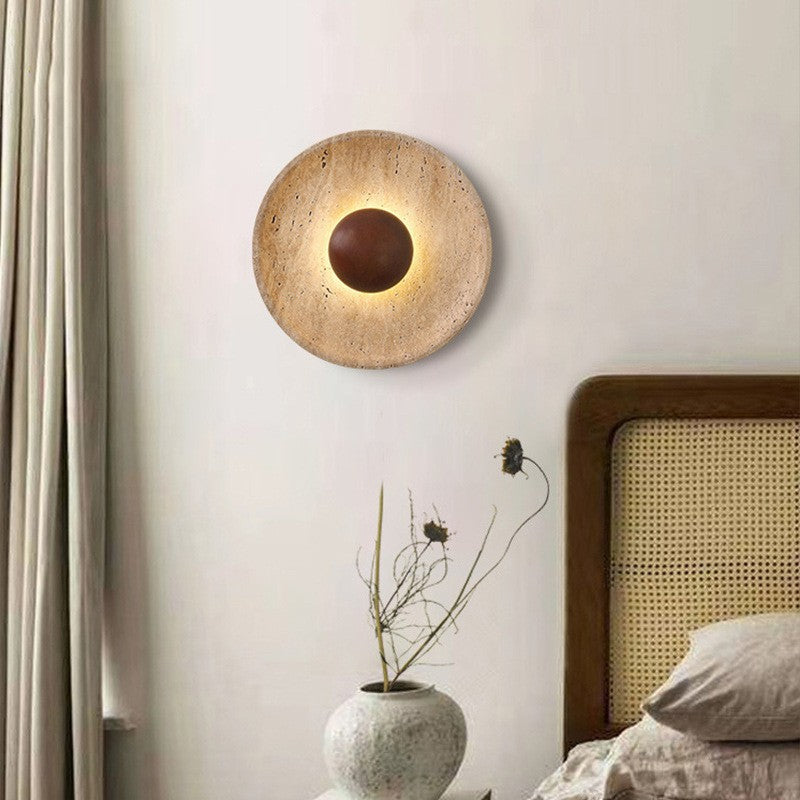Marble Bedside Wall Lamp Modern Nordic Style