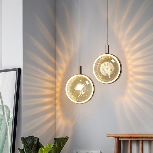 Nordic Jellyfish Crystal Pendant Light