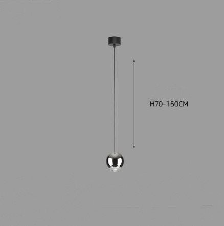 Modern Aluminum Ball Pendant Chandelier