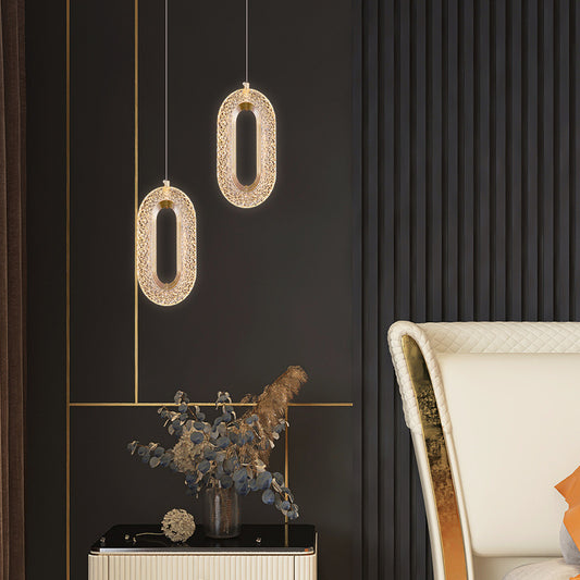 Zinc Alloy Acrylic LED Pendant Light - Minimalist