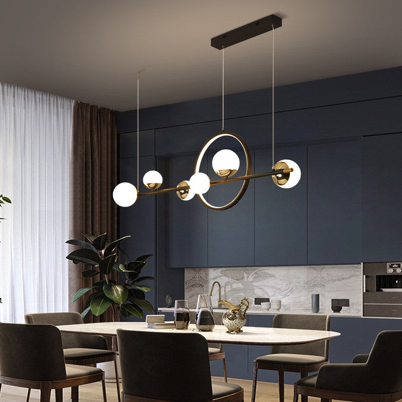 Nordic Iron Pendant Chandelier Modern Restaurant