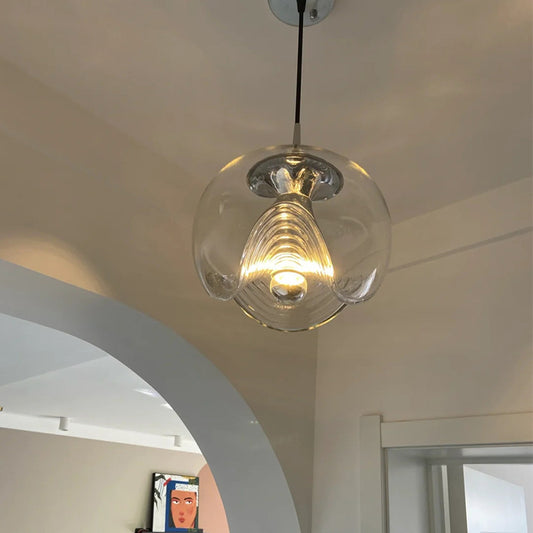 Modern Glass LED Pendant Chandelier