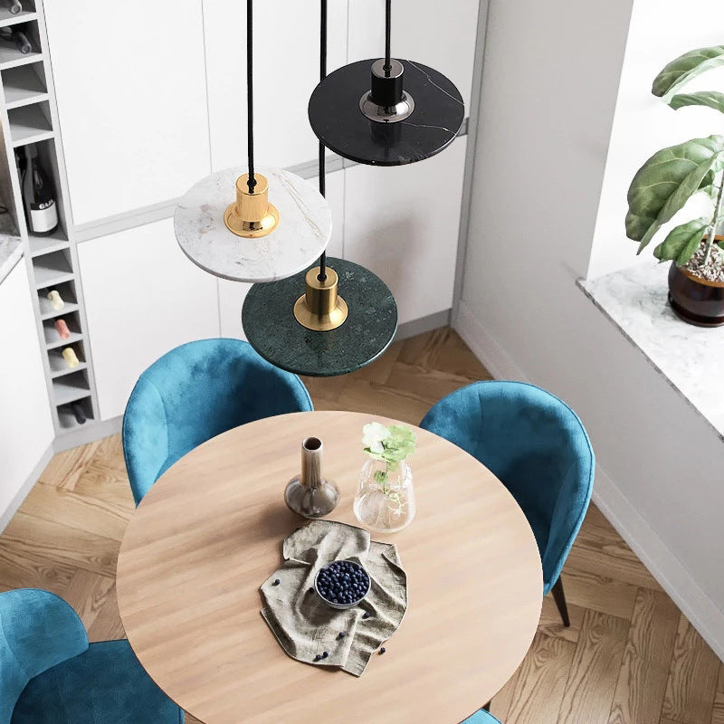 Nordic Round Marble Pendant Chandelier
