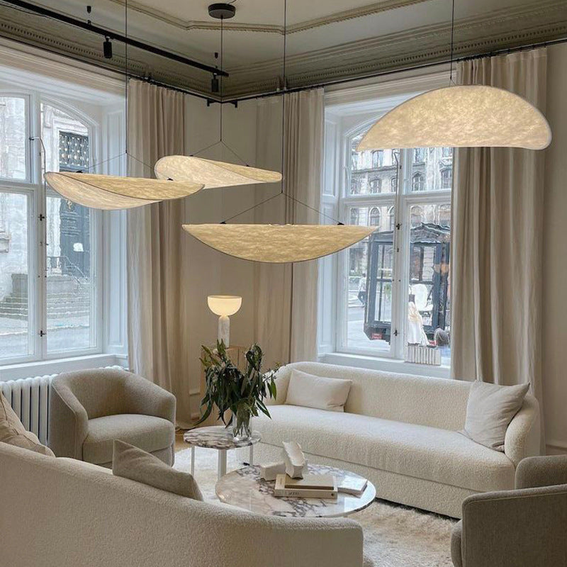 Candelabro sencillo de seda para restaurante con luz de dormitorio