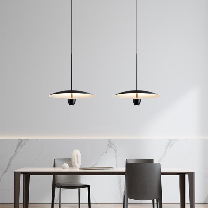 Candelabro colgante negro minimalista moderno