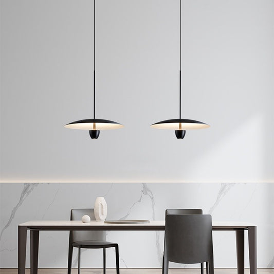 Modern Minimalist Black Pendant Chandelier