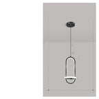 Modern LED Aluminum Ceiling Light Bedroom Pendant