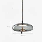 Lámpara de araña colgante de cristal moderno con luz LED