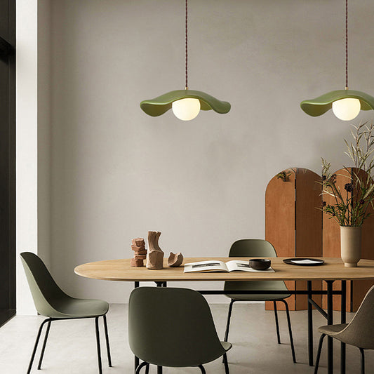 Lotus Leaf Bedside Pendant Light Modern Minimal