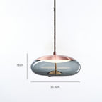 Lámpara de araña colgante de cristal moderno con luz LED