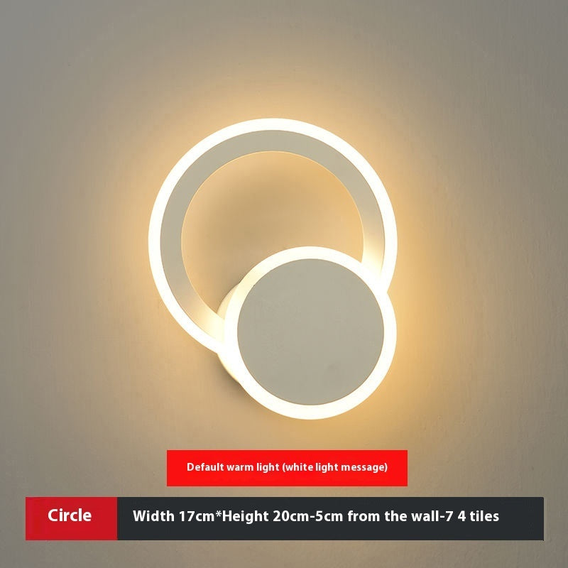LED Heart-shaped Wall Lamp - Bedroom Living Room Light