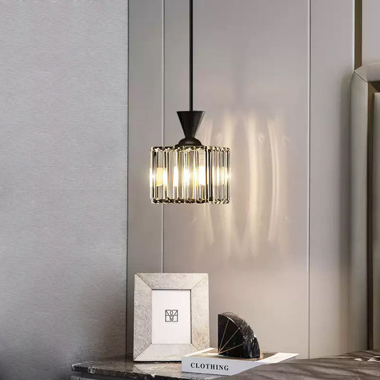 Modern Minimalist Metal Bedside Pendant Light