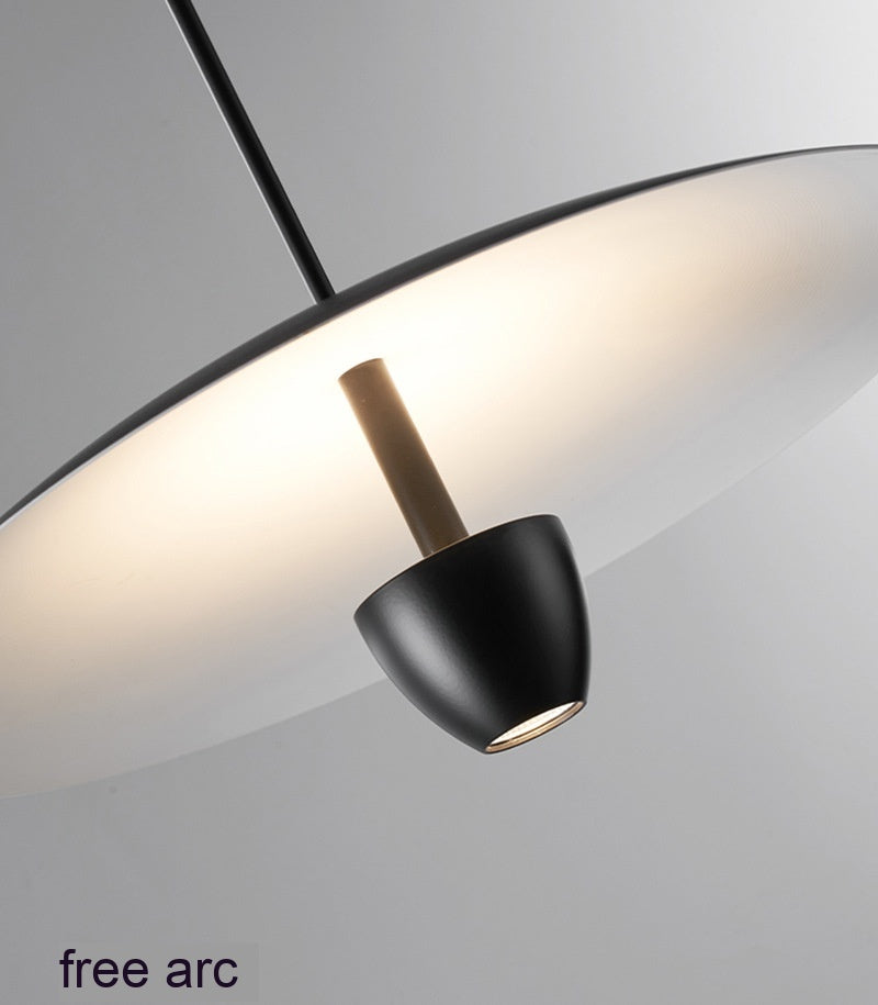 Modern Minimalist Black Pendant Chandelier