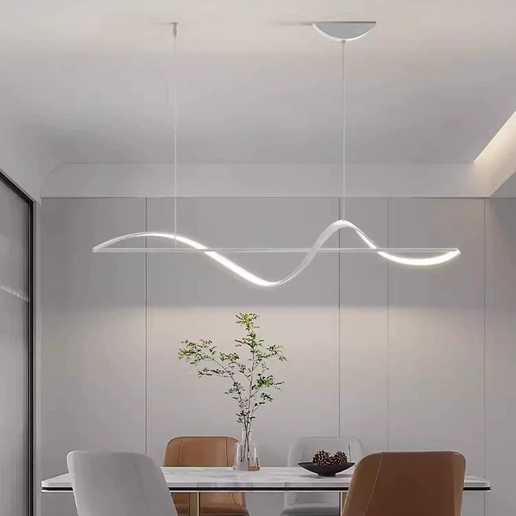 Crystal Linear Pendant Chandelier Minimalist