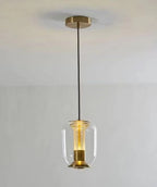 Lámpara colgante de cristal nórdico - Candelabro minimalista
