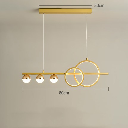 Lámpara de Mesa Rectangular Creativa Nueva Lámpara Colgante Simple Moderna para Comedor y Bar