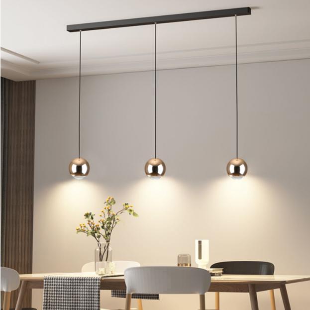 Modern Aluminum Ball Pendant Chandelier
