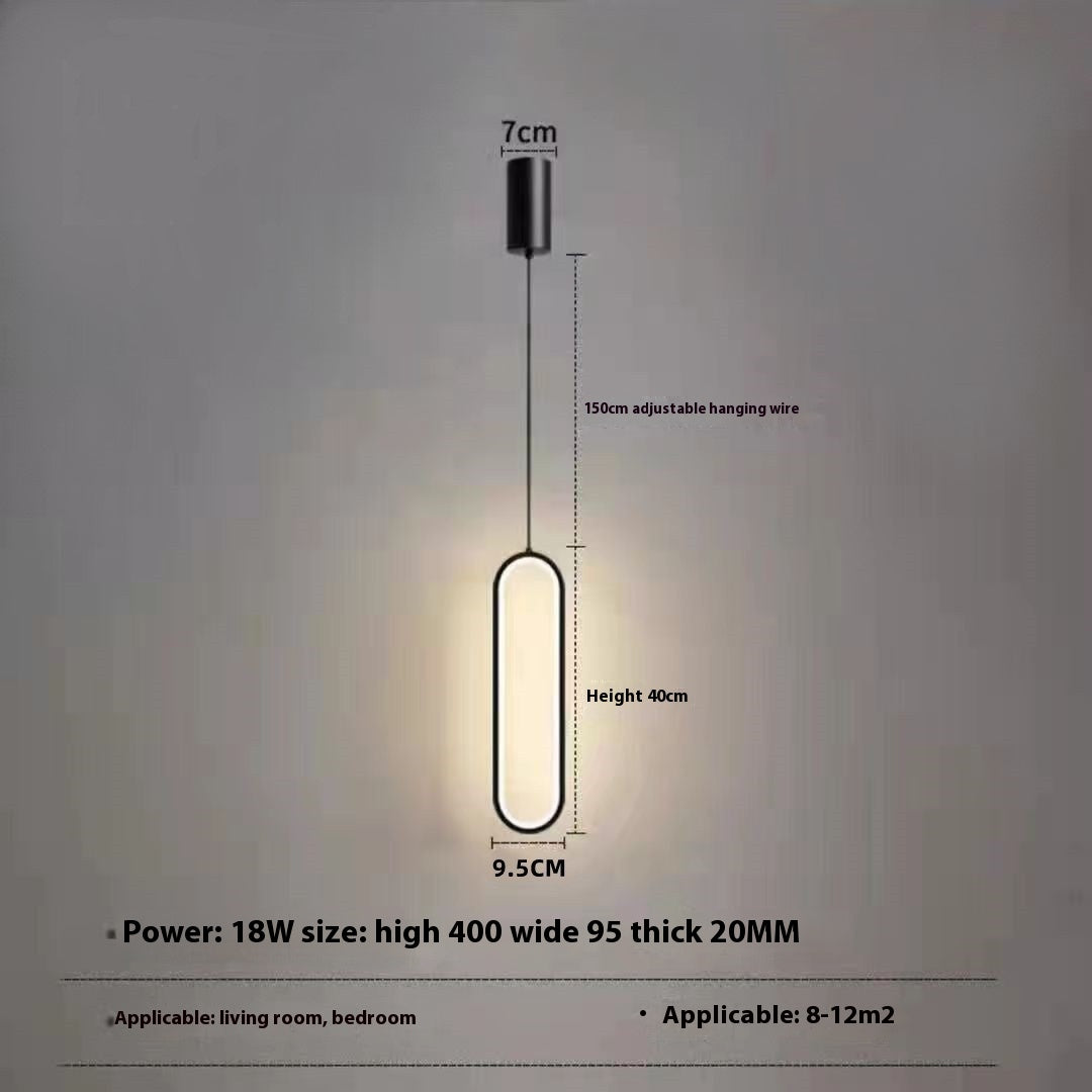 Modern Minimalist Aluminum Pendant Light 40CM