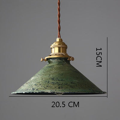 Cafe Pendant Lamp Copper & Iron Design