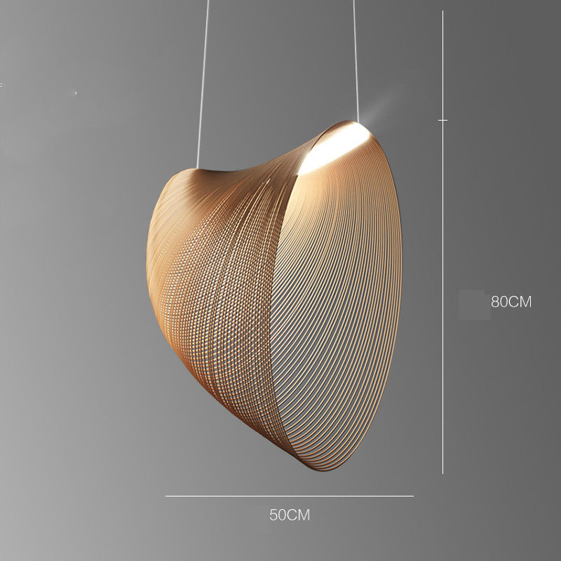 Wood Nordic Pendant Chandelier Lamp