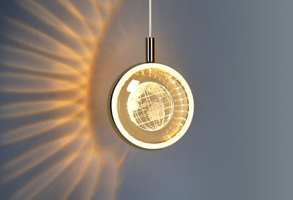 Nordic Jellyfish Crystal Pendant Light