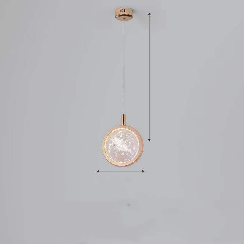 Nordic Art Single Head Pendant Light, Aluminum Alloy